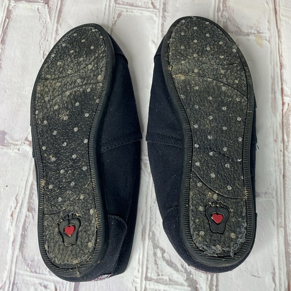 Bobs From Sketchers Memory Foam Fabric Slip On Shoes - Picture 7 of 7